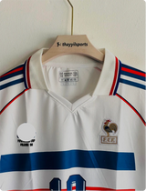 FRANCE 1998 AWAY KIT ZIDANE POLO EMBROIDERY