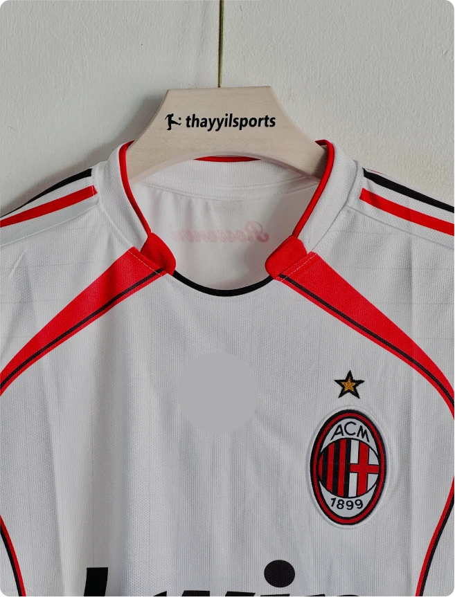 ACMILAN 2006-07 AWAY KIT MALDINI EMBROIDERY PREMIUM