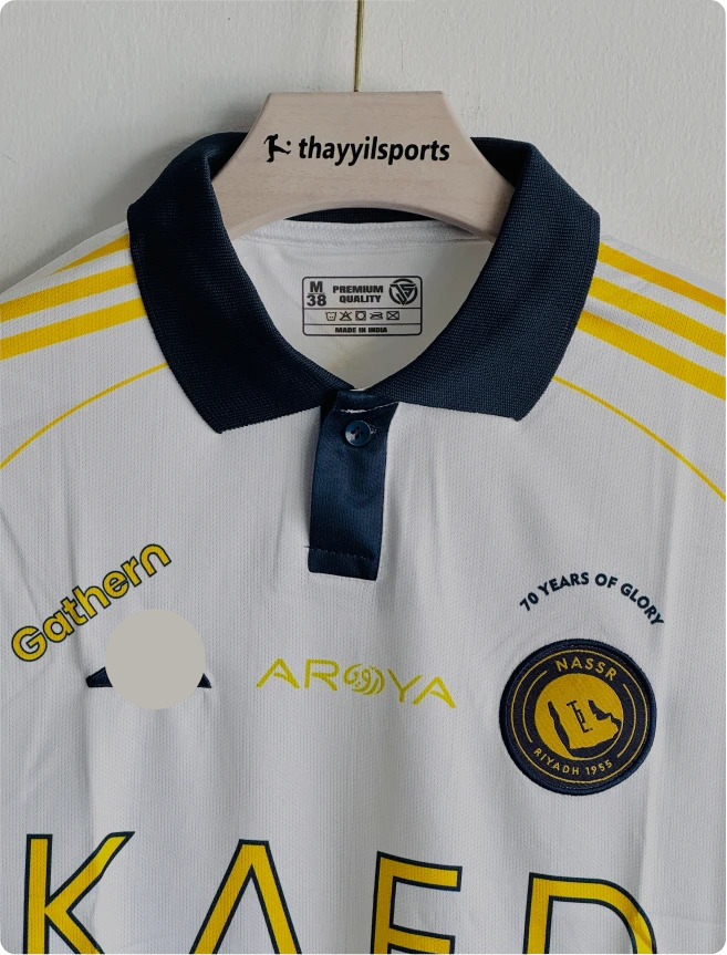 ALNASSR 25-26 THIRD KIT RONALDO POLO EMBROIDERY
