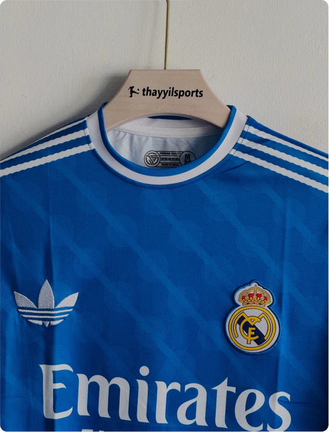 REAL MADRID 25-26 THIRD KIT BELINGHAM FULLSLEEVE EMBROIDERY