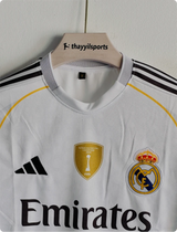 REAL MADRID 25-26 HOME KIT VALVERDE EMBROIDERY PREMIUM