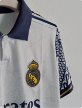 REAL MADRID WHITE DRAGON KIT POLO EMBROIDERY PREMIUM