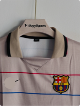 BARCELONA 2003-04 AWAY KIT MESSI POLO EMBROIDERY PREMIUM