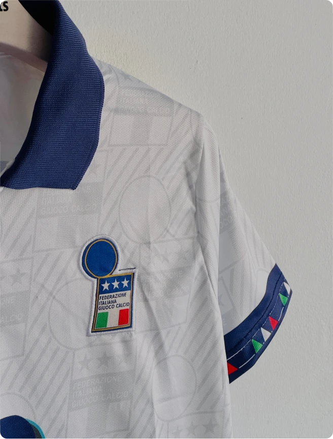 ITALI 1994 AWAY KIT BAGGIO POLO EMBROIDERY