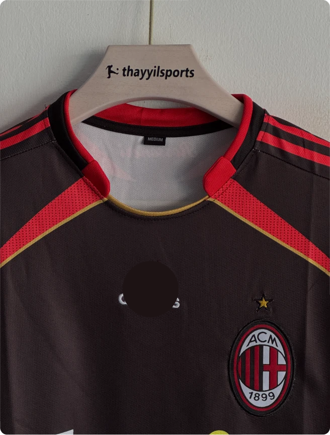 ACMILAN 2006-07 HOME KIT RONALDO RETRO EMBROIDERY