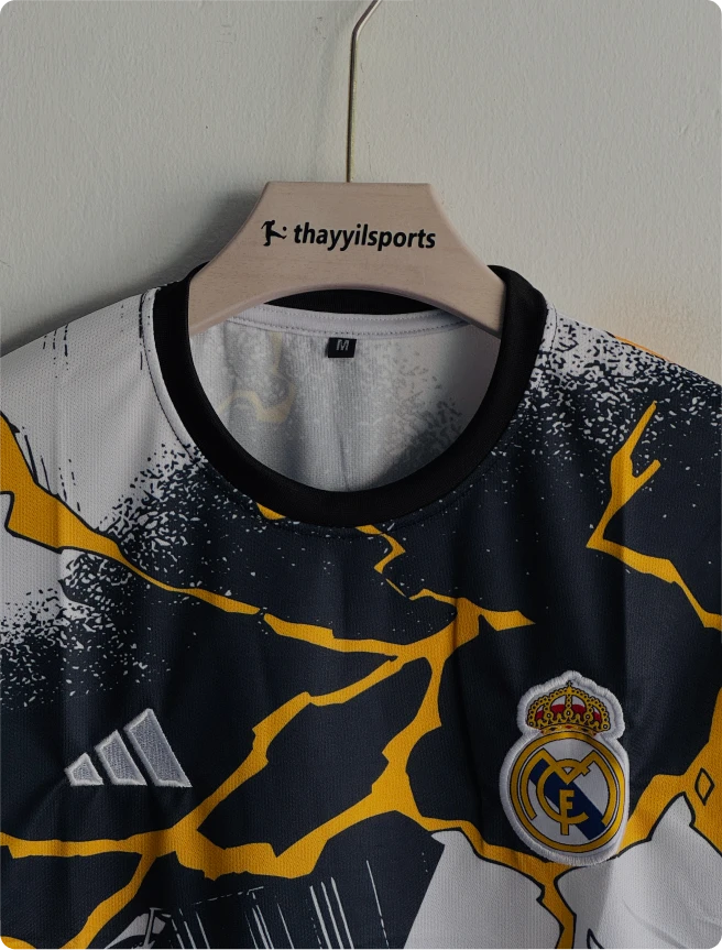 REAL MADRID X AVENGERS 25-26 PRE-MATCH KIT EMBROIDERY