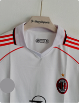 ACMILAN 1998-99 AWAY KIT MALDINI POLO EMBROIDERY
