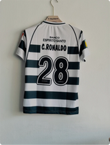 SPORTING 2000-01 HOME KIT RONALDO