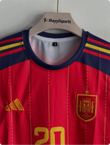 SPAIN 2026 HOME KIT PEDRI EMBROIDERY