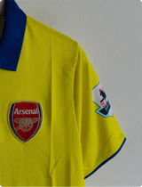 ARSANEL 2003-04 AWAY KIT HENRY POLO EMBROIDERY