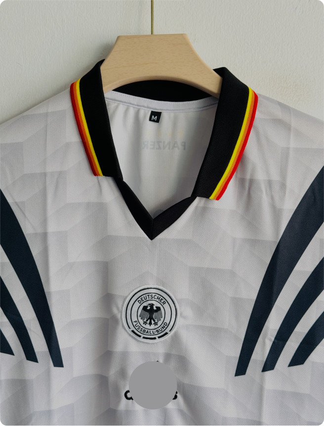 GERMANY FANTASY KIT BECKENBAUER POLO EMBROIDERY