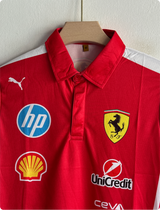 F1 FERRARI SCUDERIA RED POLO PREMIUM