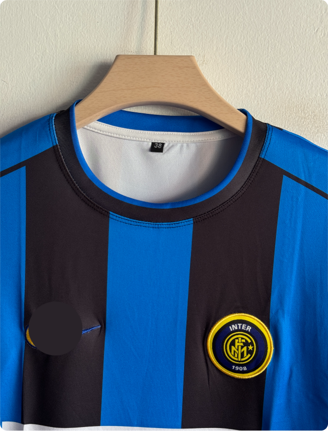 INTERMILAN 1999-2000 HOME KIT RONALDO EMBROIDERY