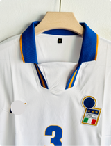 ITALY 1996 AWAY KIT MALDINI FIVESLEEVE POLO EMBROIDERY PREMIUM