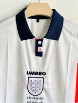 ENGLAND 1998 HOME KIT BECKHAM POLO EMBROIDERY PREMIUM