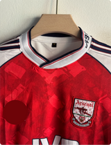 ARSANEL 1990-91 HOME KIT ADAMS FIVESLEEVE KNITTED POLO EMBROIDERY PREMIUM