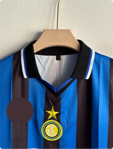 INTERMILAN 1997-98 HOME KIT RONALDO POLO EMBROIDERY PREMIUM