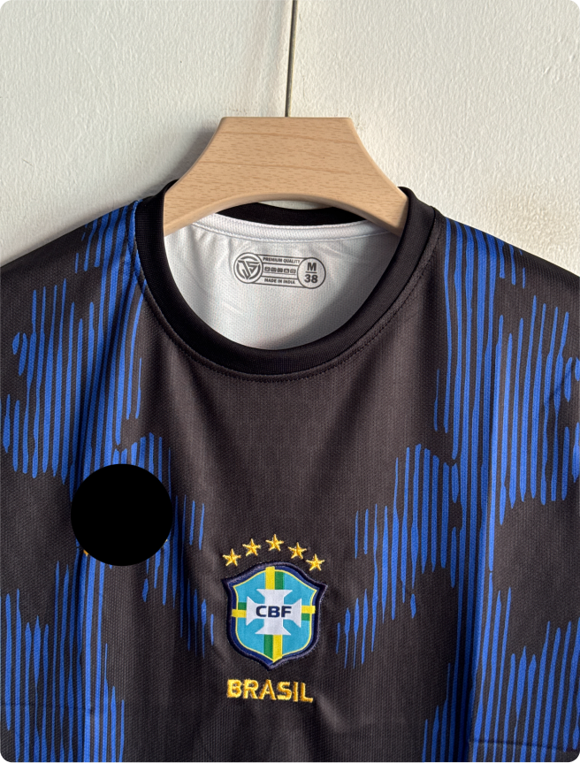 BRAZIL 2026 AWAY KIT NEYMER EMBROIDERY