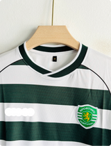 SPORTING 2001-02 HOME KIT RONALDO FIVESLEEVE EMBROIDERY PREMIUM