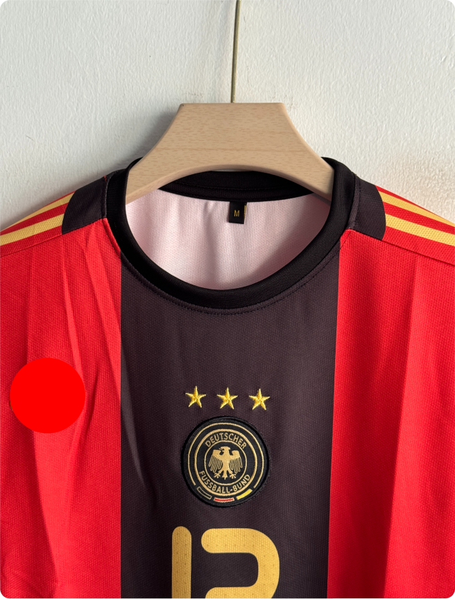 GERMANY 2008-09 AWAY KIT BALLACK FIVESLEEVE EMBROIDERY PREMIUM