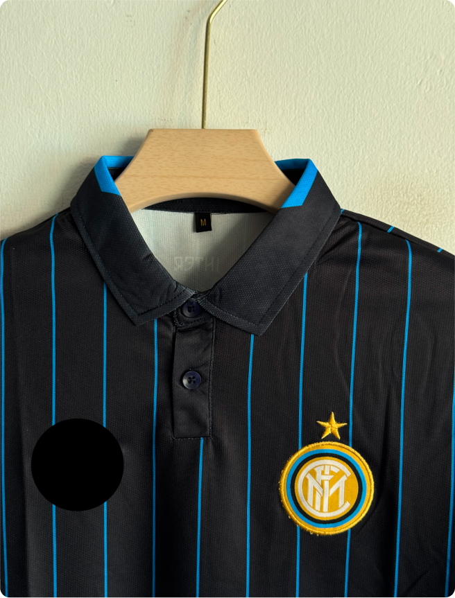 INTERMILAN 2014-15 HOME KIT ICARDI POLO EMBROIDERY PREMIUM