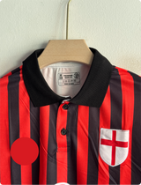 ACMILAN 1999-2000 HOME KIT MALDINI POLO EMBROIDERY