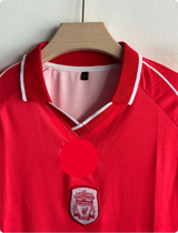 LIVERPOOL 2000-01 HOME KIT OWEN POLO EMBROIDERY PREMIUM