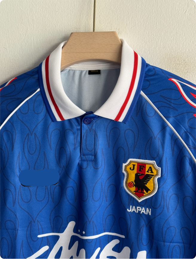 JAPAN X STUSSY 1998 HOME KIT NAKATA FIVESLEEVE POLO EMBROIDERY PREMIUM