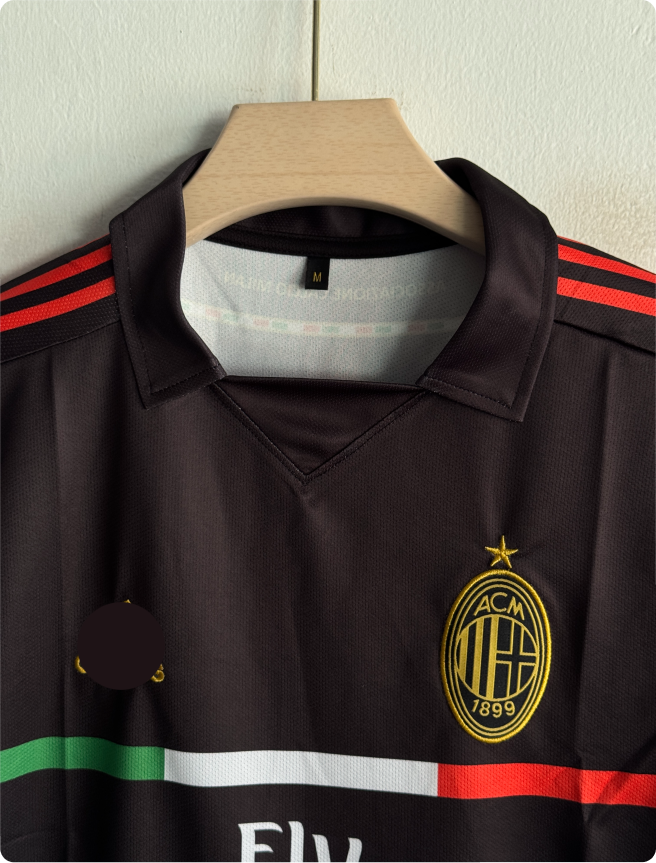 ACMILAN 2011-12 THIRD KIT IBRAHIMOVIC POLO EMBROIDERY PREMIUM