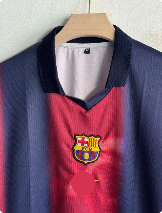 BARCELONA X TRAVIS SCOTT SPECIAL EDITION KIT FIVESLEEVE POLO EMBROIDERY
