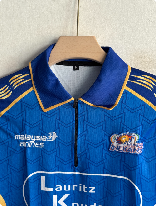 MUMBAI INDIANS 2026 HOME KIT ROHIT POLO EMBROIDEY