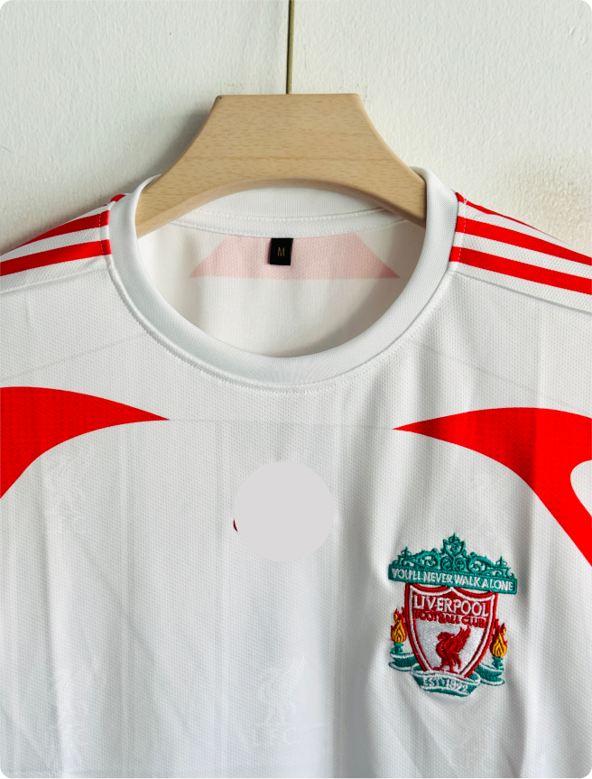 LIVERPOOL 2007-08 AWAY KIT TORRES FIVESLEEVE EMBROIDERY PREMIUM