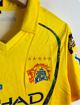 CHENNAI SUPER KINGS 2026 KIT DHONI POLO EMBROIDERY PREMIUM