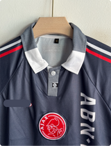 AJAX 1997-98 AWAY KIT CRUYFF POLO EMBROIDERY PREMIUM