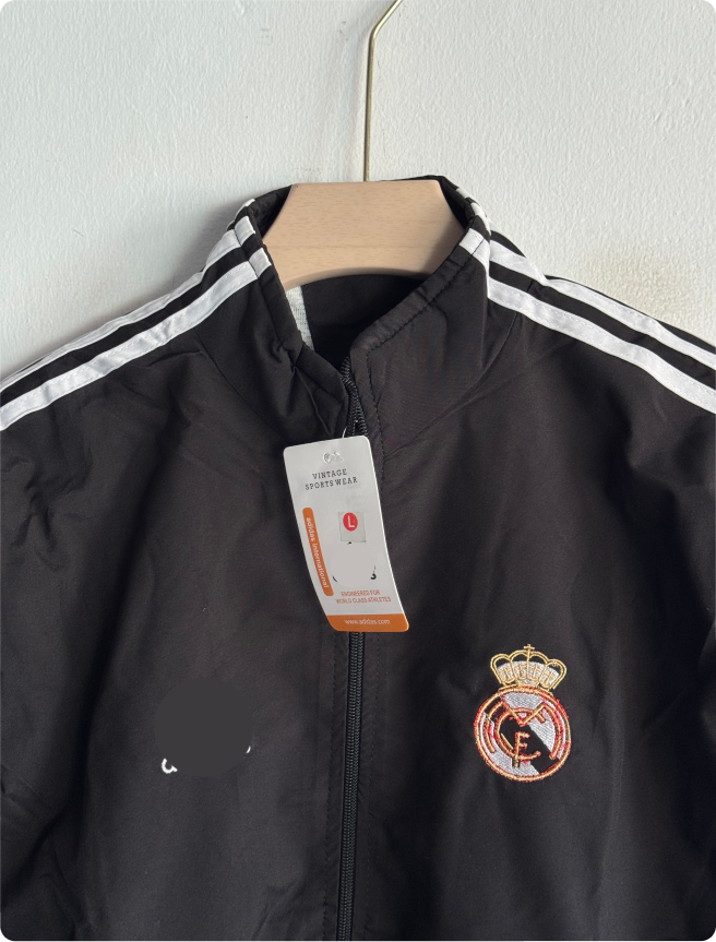 JACKET REAL MADRID BLACK
