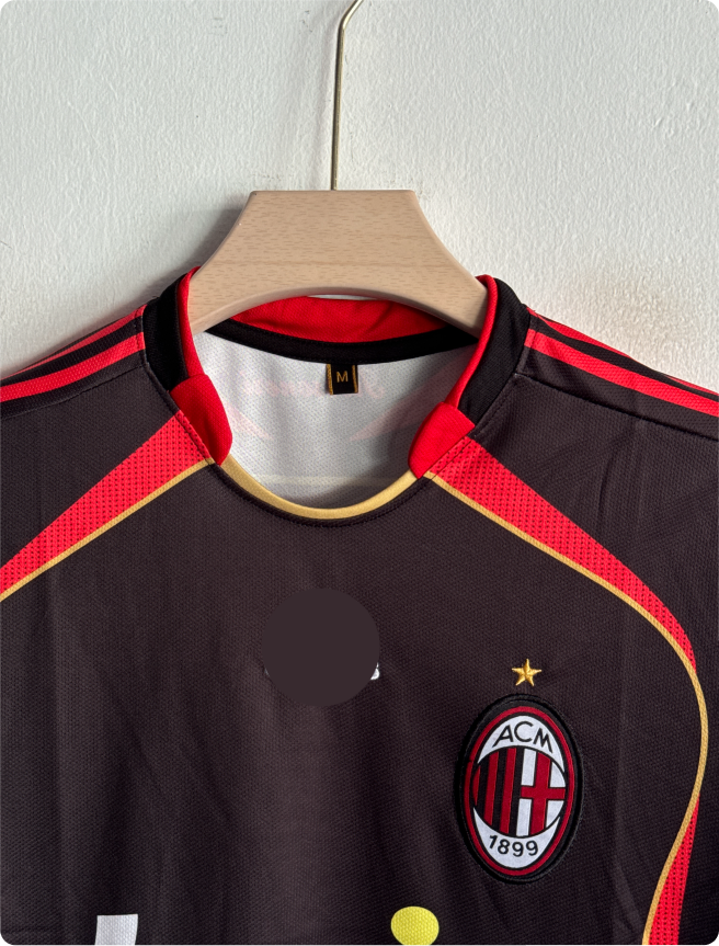 ACMILAN 2006-07 THIRD KIT MALDINI EMBROIDERY PREMIUM