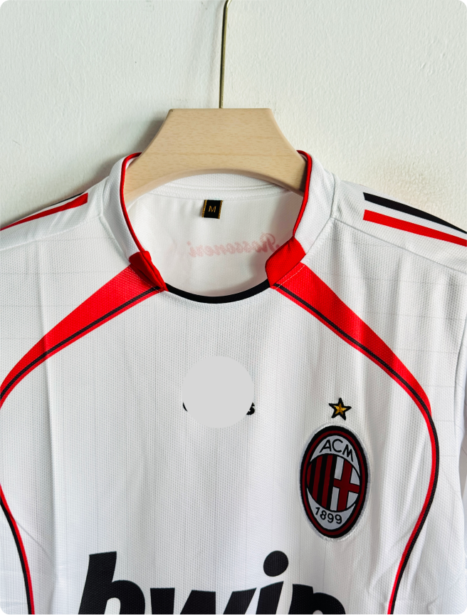 ACMILAN 2006-07 AWAY KIT MALDINI FULLSLEEVE EMBROIDERY PREMIUM
