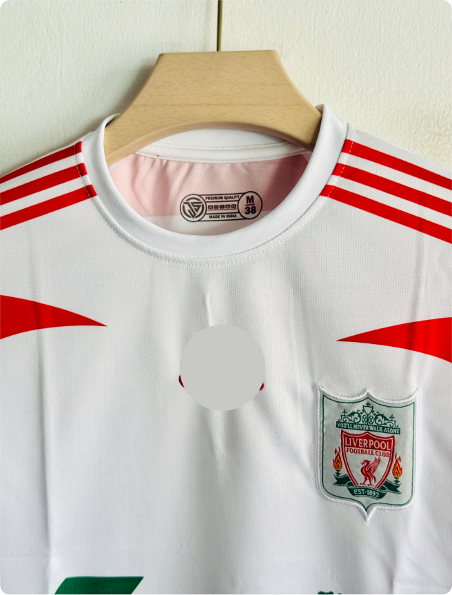 LIVERPOOL 2007-08 AWAY KIT TORRES FULLSLEEVE EMBROIDERY