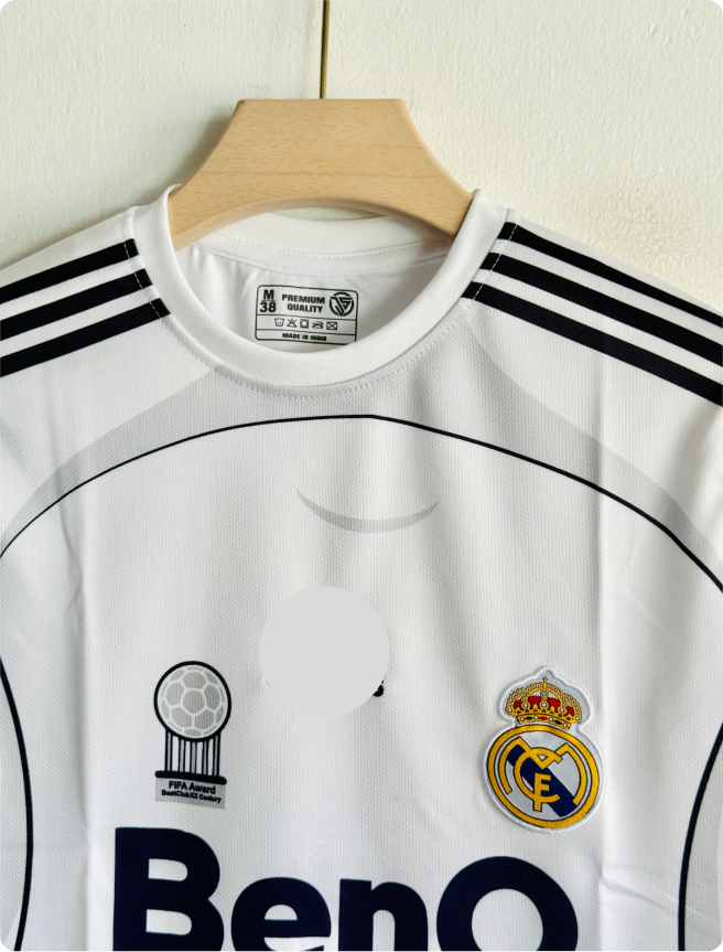 REAL MADRID 2006 HOME RONALDO EMBROIDERY