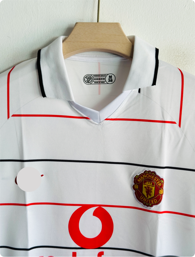 MANCHESTER UNITED 2003-04 THIRD KIT RONALDO POLO EMBROIDERY