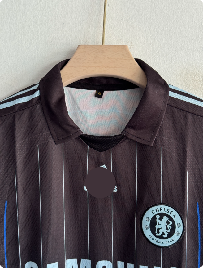 CHELSEA 2006-07 THIRD KIT BALLACK POLO EMBROIDERY PREMIUM