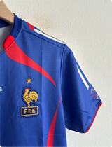 FRANCE 2006-07 HOME KIT ZIDANE EMBROIDERY PREMIUM