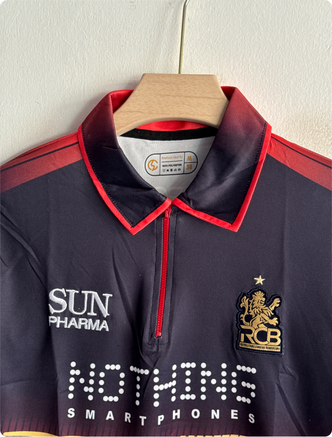 RCB 2026 KIT VIRAT FULLSLEEVE POLO EMBROIDERY