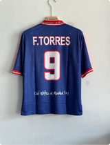ATELTICO MADRID 1998-99 AWAY KIT TORRES FIVESLEEVE POLO EMBROIDERY PREMIUM