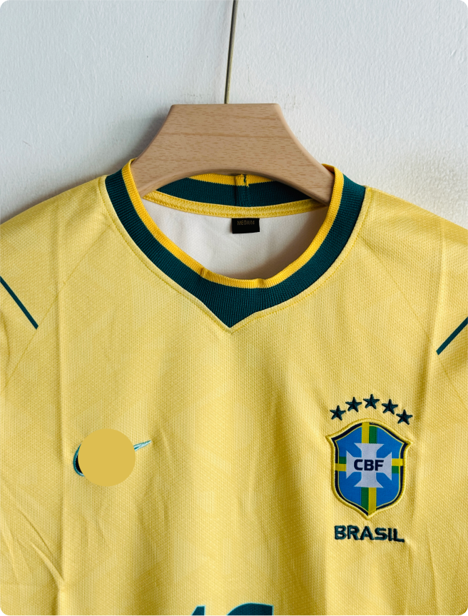BRAZIL 2026 HOME KIT NEYMER EMBROIDERY PREMIUM