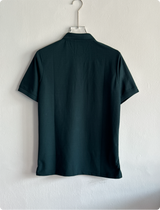 TSHIRT ITALY GREEN POLO EMBROIDERY PREMIUM