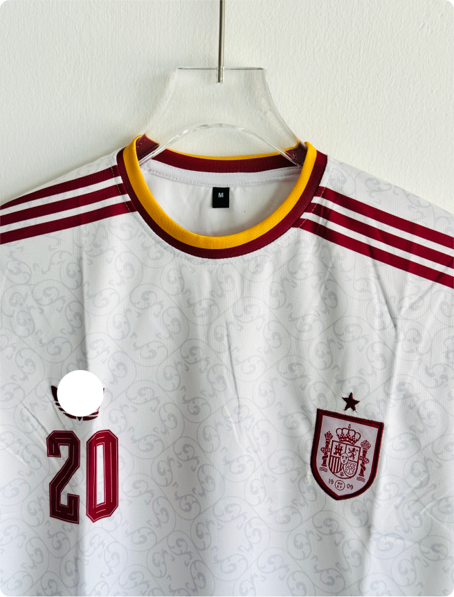 SPAIN 2026 AWAY KIT PEDRI EMBROIDERY