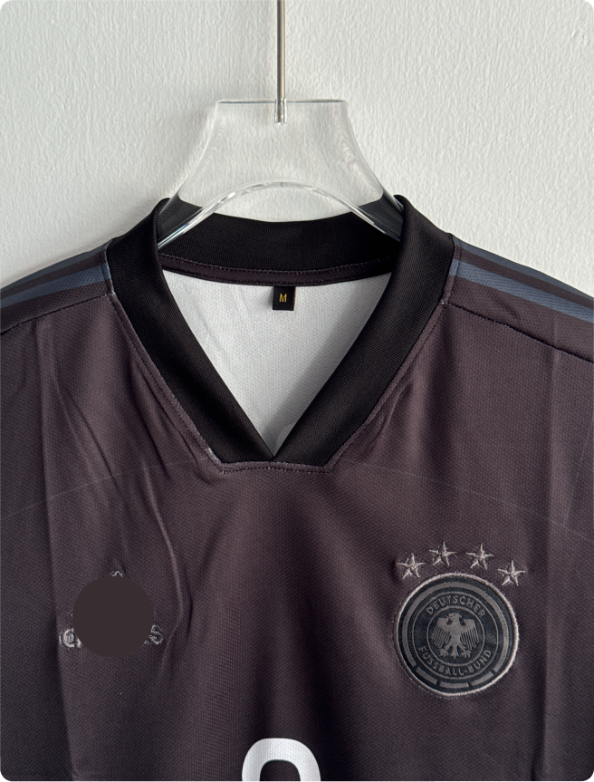 GERMANY 20-21 AWAY KIT KROOS KNITTED POLO EMBROIDERY PREMIUM