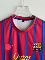BARCELONA 2011-12 HOME KIT MESSI EMBROIDERY PREMIUM