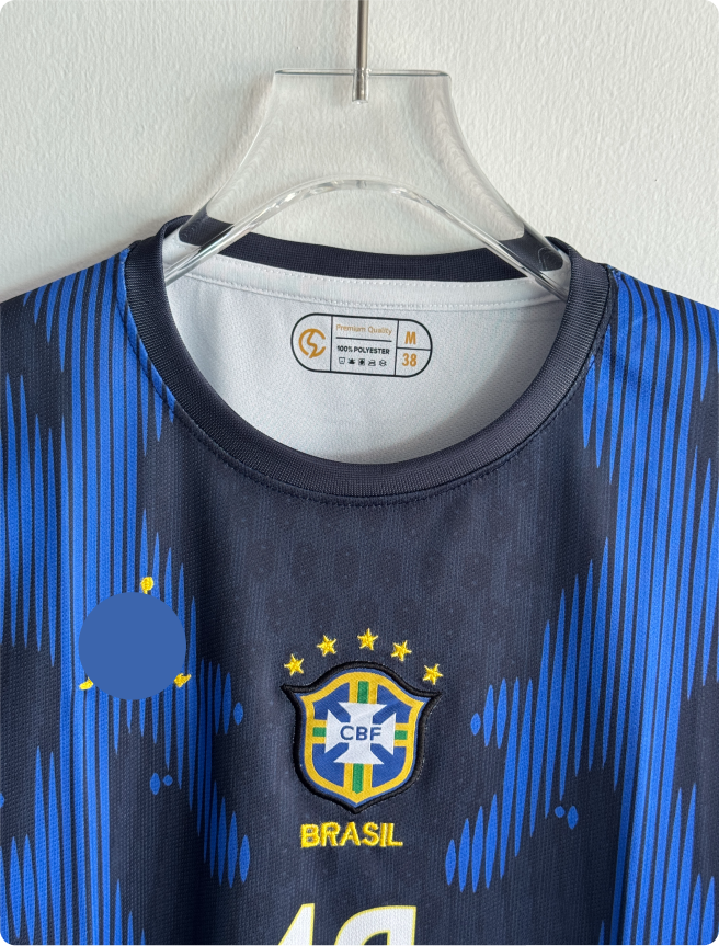 BRAZIL 2026 AWAY KIT NEYMER FULLSLEEVE EMBROIDERY